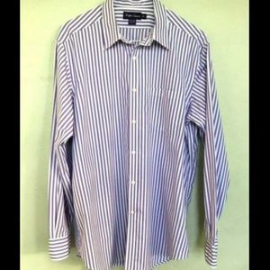 Ralph Lauren Purple Label Striped Dress Shirt XL